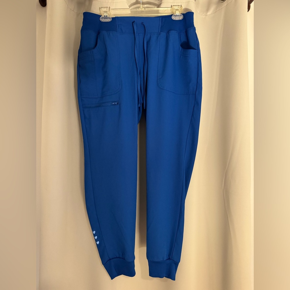 Royal Blue Jogger Scrub Pants